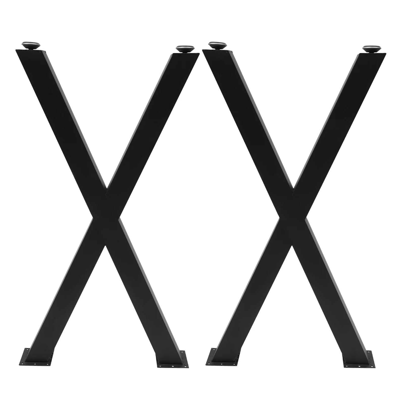 

Metal Table Legs,Table Legs 28 Inch X Type Metal Bench Legs DIY Dinning Coffee Table Legs with Adjustable Foot Cushion,Set of 2