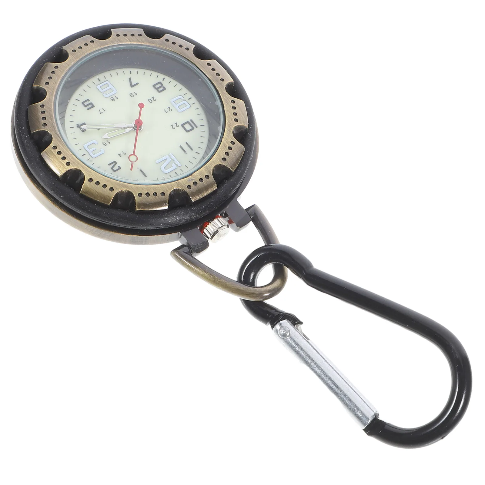 

Mountaineering Buckle Table Backpack Clip on Watch Hiking Hanging Carabiner Pocket Outdoor Stainless Steel