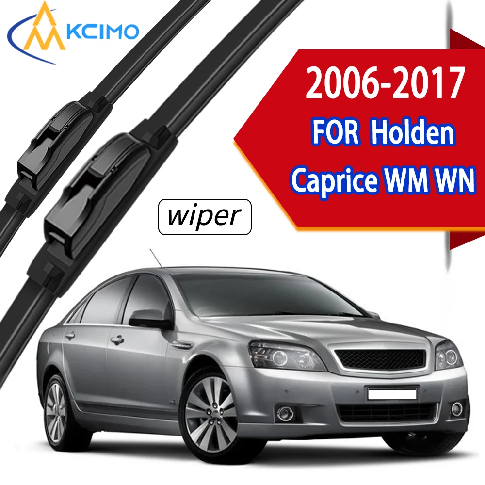 

Premium High-Density Rubber Front Windscreen Wiper Blades Perfect Fit for Holden Caprice WM WN 2006-2017.