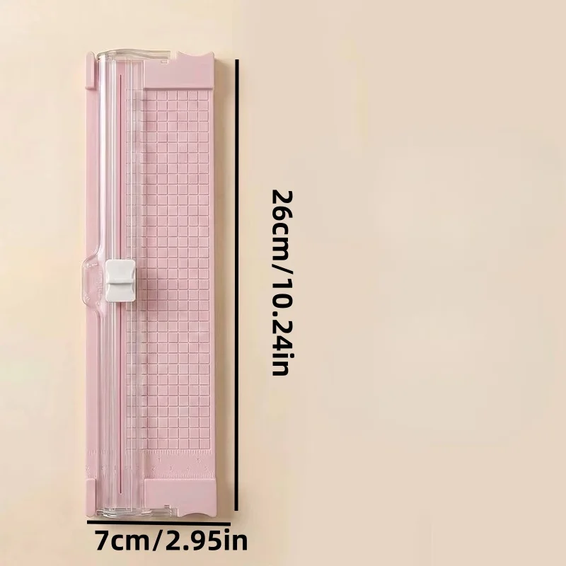5/2 Pieces in Random Colors, New Colorful Paper Cutter, Non-Electric, Plastic Material, A4 Size, Very Suitable for Paper Cutting, Office Use, Journaling, School Supplies, Graduation Projects, Halloween and Christmas Gi view 6