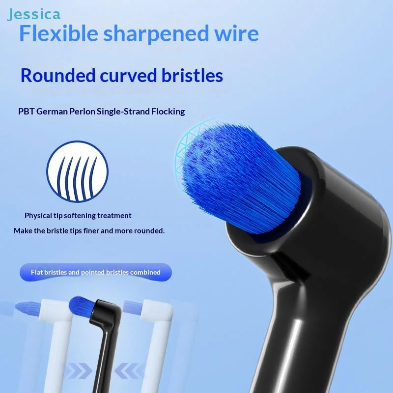 ♥Flexible Oral Care Brush - Hard-to-Reach Teeth Cleaner for Wisdom Teeth, Braces & Orthodontic Care