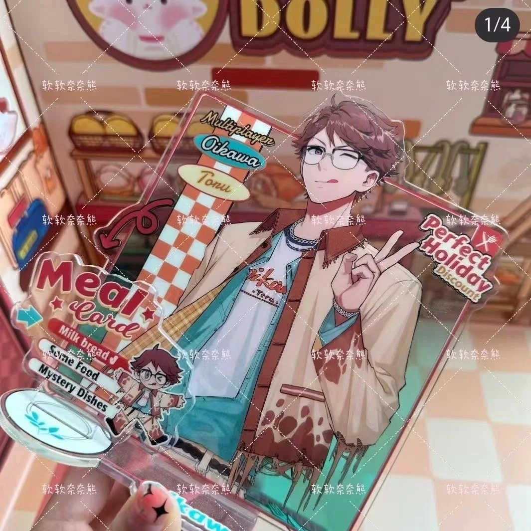 Аниме Косплей: набор очень привлекательных и красивых подставок с волейбольными мальчиками, Tetsuya Kawakami и Yui Miyagi.