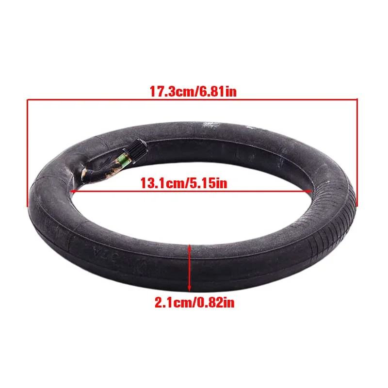170x35 inner tube, Bent mouth inner tube, thickened 8-inch small inflatable inner liner suitable for electric scooter tire