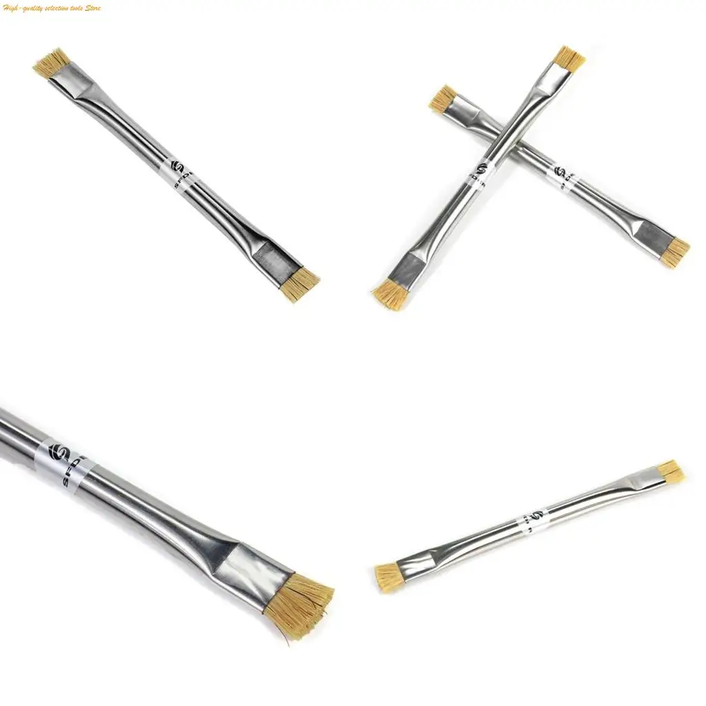 203F Anti Static Brush Double Head Insulation Hard Brush Cleaning Dust Repair Tool