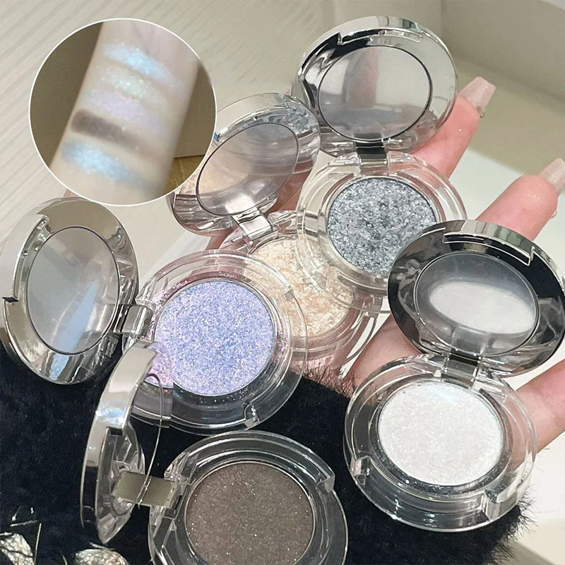 مع مرآة، ألماس، جليتر، ظلال عيون هايلايتر، لوحة تحديد، تفتيح البطاطس المهروسة، رقيقة وطويلة الأمد