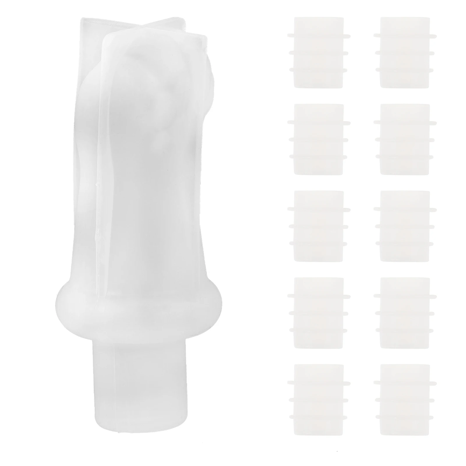 

1 Set Cat Bottle Stopper Mold Silicone Diy Resin Casting Mold For Crafts Making Creative Molding Tool s Parent-Child