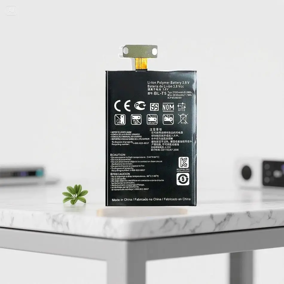 

Аккумулятор BL-T5 2100 мАч для LG Optimus Nexus 4 E960 Occam Mako G Eclipse 4G Lte E970 E971 E975 F180 E973 LS970 BL T5