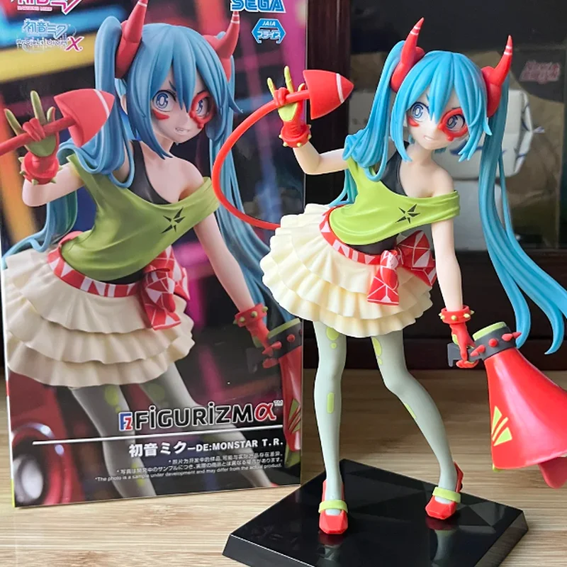 Genuine Sega Fz Hatsune Miku - X Figurizmα Miku D E:Monstar T.R.Anime Action Figures Model Collection Toy Gift In Stock