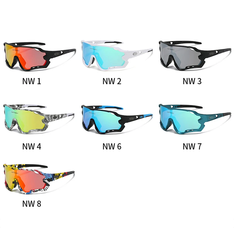 2024 Men Polarized Cycling Glasses Bike Cycling Sunglasses Sport Cycling Eyewear UV400 Sports Cycling Goggles 4 Lens With Box