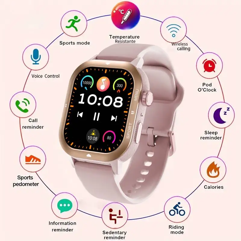 

LEADOYS C30 Smartwatch: Your Motivator for Running, Cycling, Yoga & 100+ Activities