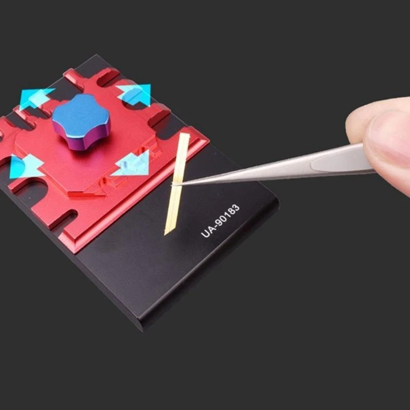 Etched Sheet Bending Vise Photo Etched Parts Bender Model Assembly Tool Hobby Accessory for Scale Models Making Tools-ABLM