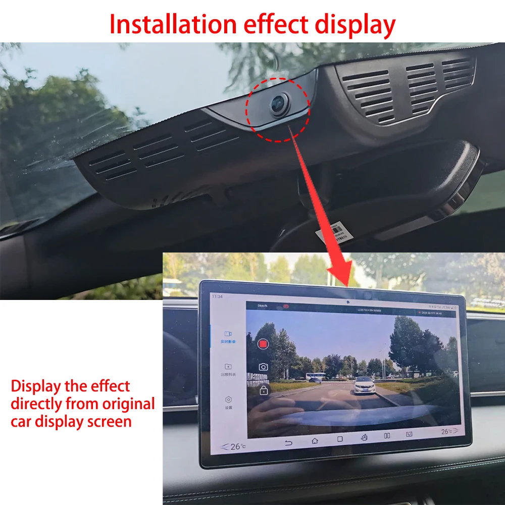 ZJCGO for BYD Atto 3 8 Seal Dolphin E2 X Sealion 8 Yuan Plus Tang L Tan EV Original Factory OEM Dash Cam Car Camera DVR ADAS GPS