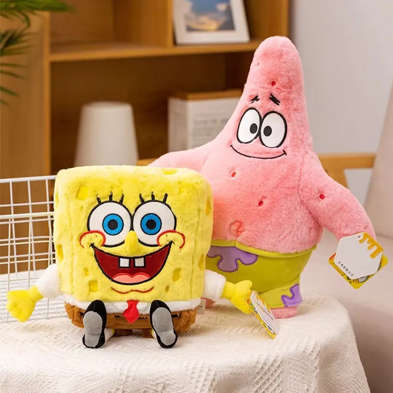 SpongeBob SquarePants Patrick Star Plush Toy Throw Pillow Cartoon&Cute Stuffed Toy Doll Car Decorations Birthday Gift For Baby