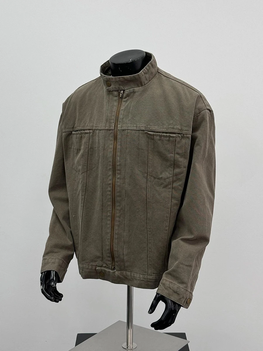 

Мужская рабочая куртка Waed een Workwear: осенне-зимняя, в американском ретро-стиле, из канваса, свободного кроя, молодежный тренд