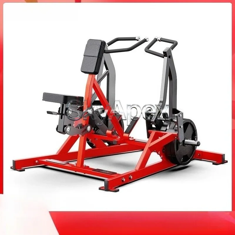 Commercial Gym Hammer Iso Lateral Back Row Trainer Seated Chest Pull Rowing Machine Professional Back Workout Equipment
