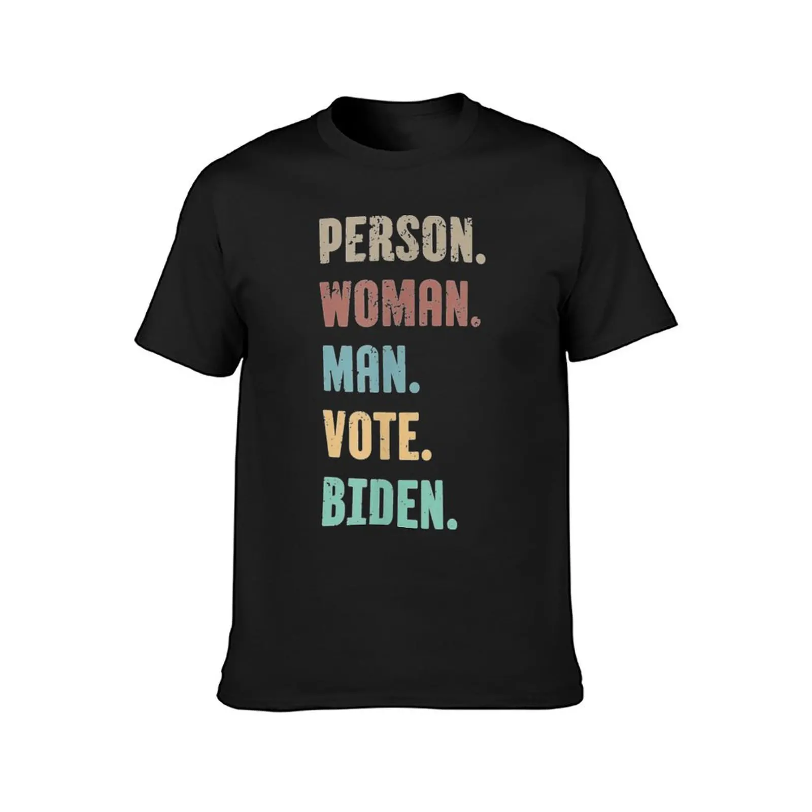 Person. Woman. Man. Vote. Biden. Gift T-Shirt korean fashion Short sleeve tee boys animal print men t shirts