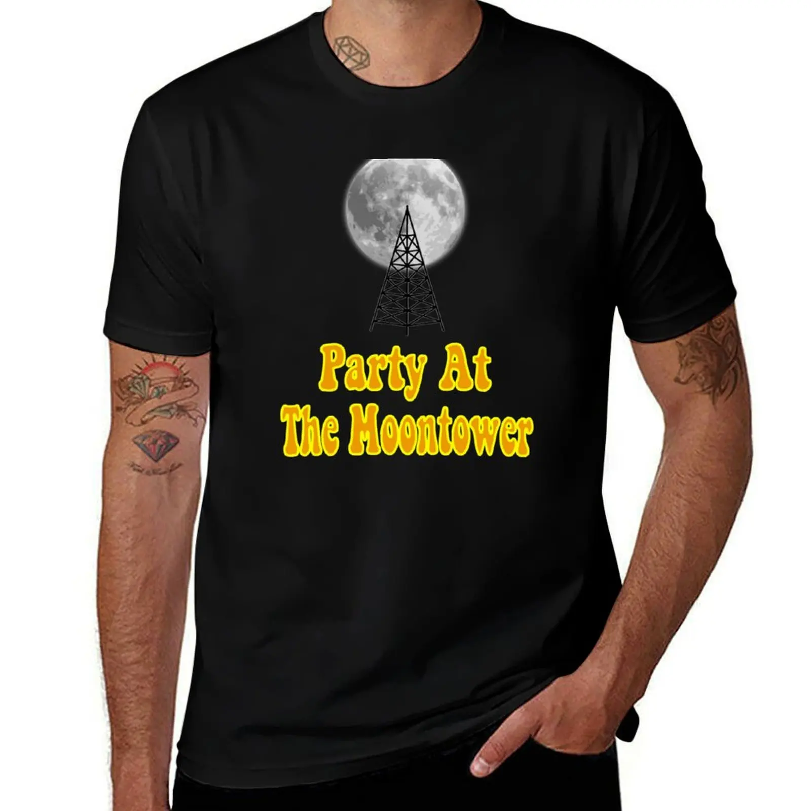 Party At The Moontower - Dazed And Confused T-Shirt Comfortable Basic Crew Neck Tee T-Shirt