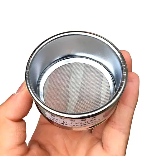 Imagen 2 del producto Tamiz de malla de 8cm de diámetro, 2-200, tamiz estándar de laboratorio de acero inoxidable, filtro SUS, marco cromado de malla, inspección de muestreo, tamiz de farmacopea