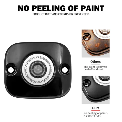 Imagen 2 del producto Cubierta del Cilindro Principal de Freno Delantero para Motocicleta Harley Touring Road King Street Glide FLHT Softail Fat Boy Slim Dyna Low Rider
