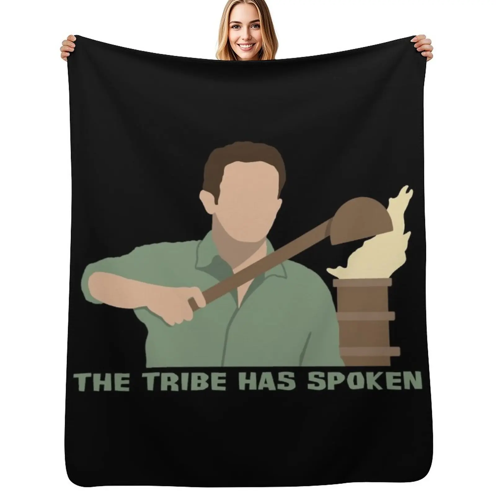 

Survivor The Tribe Has Spoken Throw Blanket Soft Comfort Blanket for Reading Watching TV