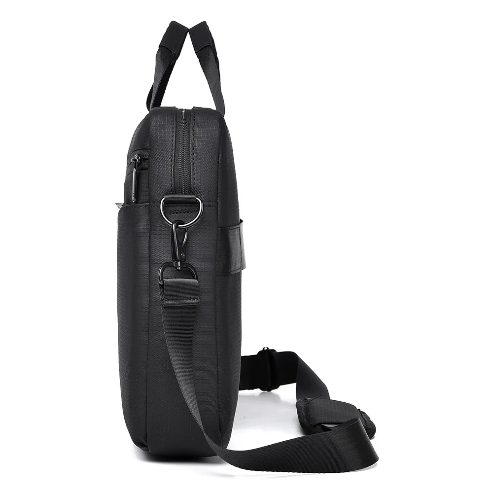 Multi Functional Leisure PU Film Handbag Conference Large Capacity Portable Laptop Bag Business Work Commuting Briefcase