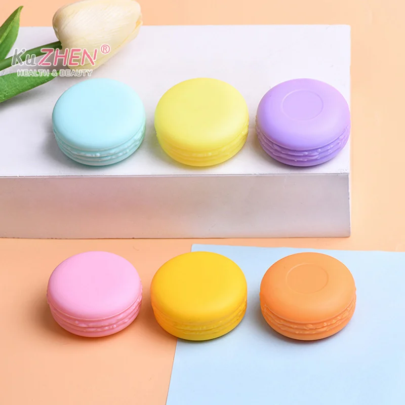 1Pcs 10ML Silicone Travel Portable Lotion Cream Box Bottle Cosmetic Foundation Cream Pill Macaron Storage Box