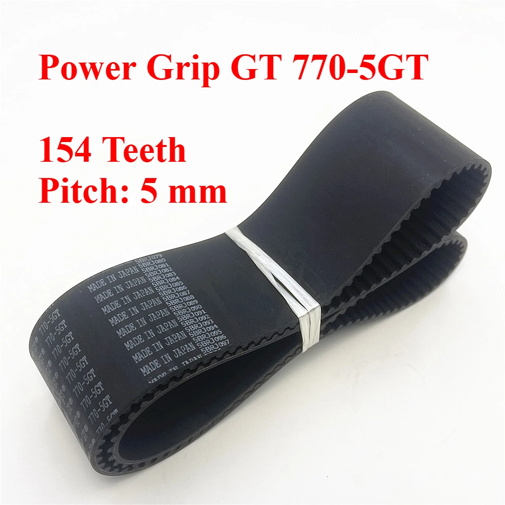 Power Grip GT 770-5GT 154 Teeth Pitch: 5 mm Timing Belt  Robot 3D Printer Engraving Machine Centrifuge Neoprene Drive Belt