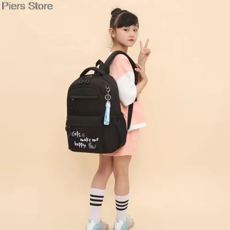 Girl School Bag Backpack Back Pack For Teenager Women Children Female Pink Schoolbag Primary High Bagpack Class Teens Child Kids