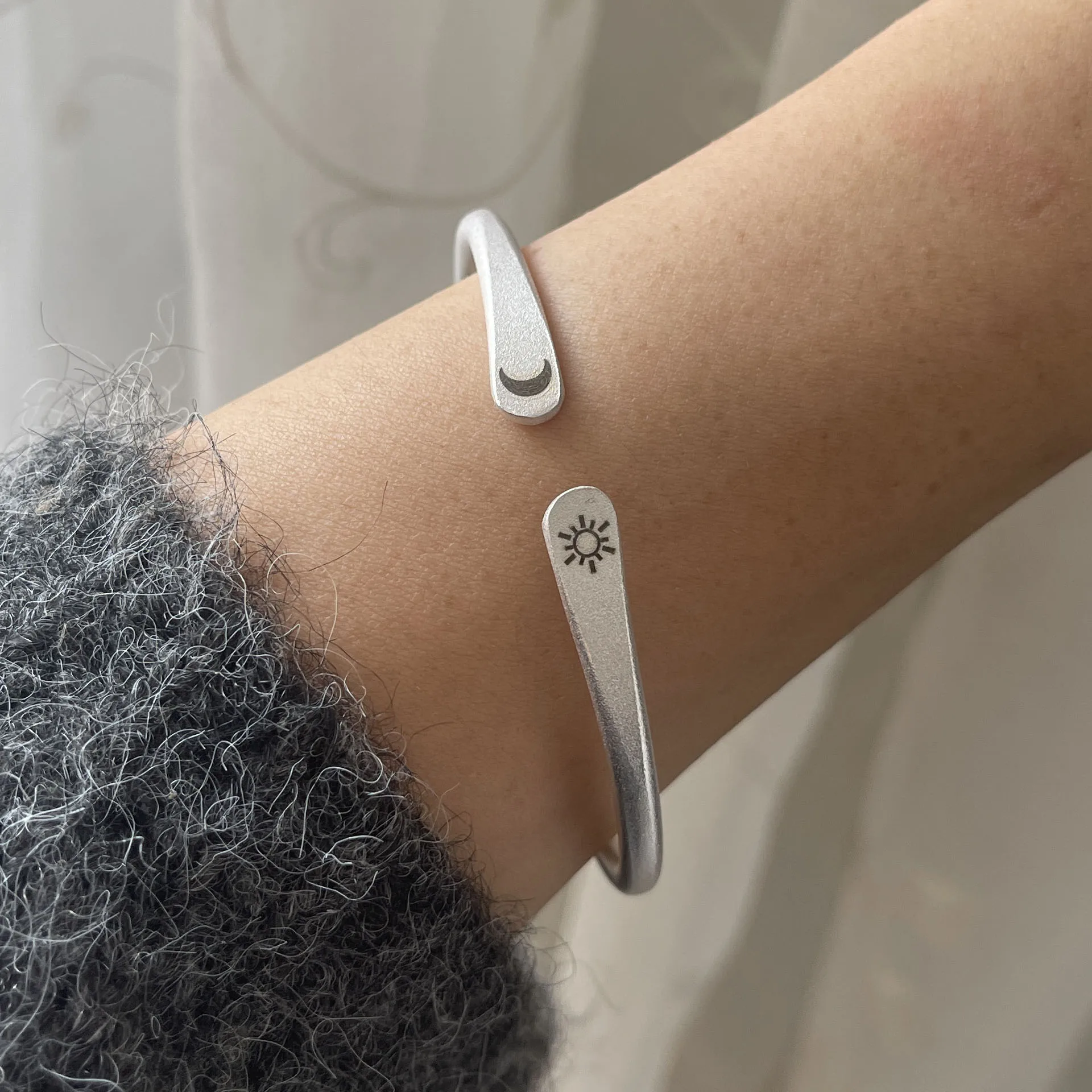 925 Sterling Silver Bracelets for Women Men String Accessories Moon Star Shape Trendy Jewelry Gift