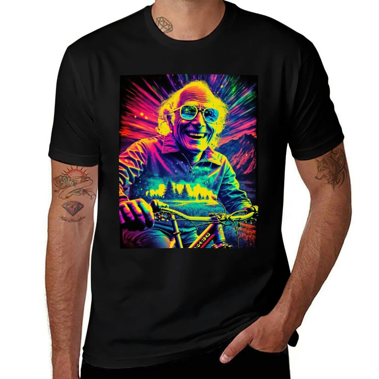 

Albert Hofmann Bicycle Day T-Shirt oversized t shirt hippie clothes for a boy mens tall t shirts