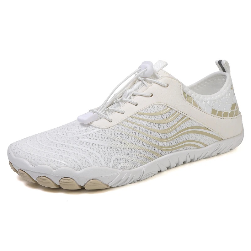 

Men Aqua Shoes Barefoot Upstream Water Shoes Quick Dry Beach Shoes Men Breathable Sneakers Swimming Surf River Sea Diving Gym