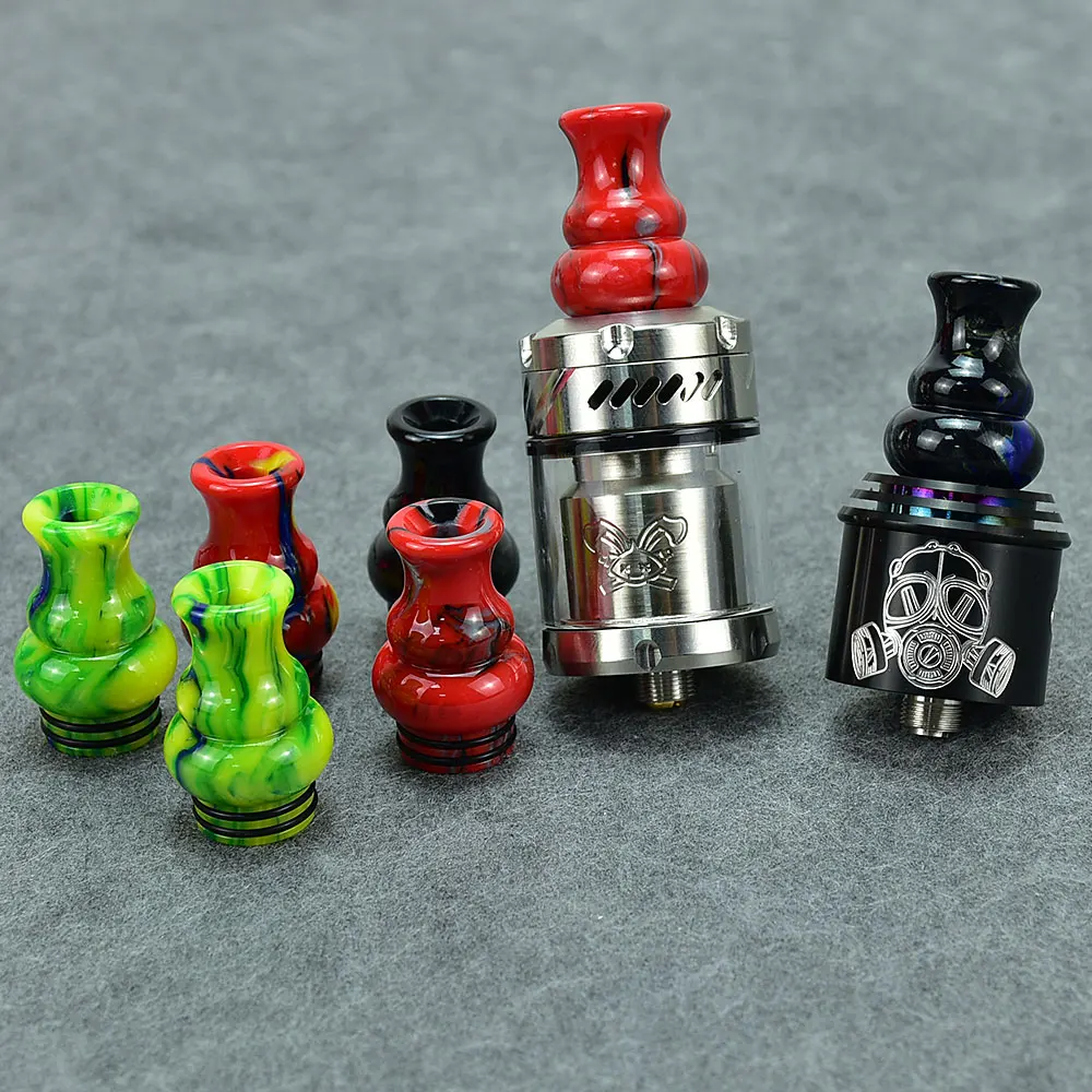 Wolf coolvape ocieczka 810 uchwyt na papierosy z żywicy akcesoria do żywicy ustnik do kylin mini v2 rta zeus x rta