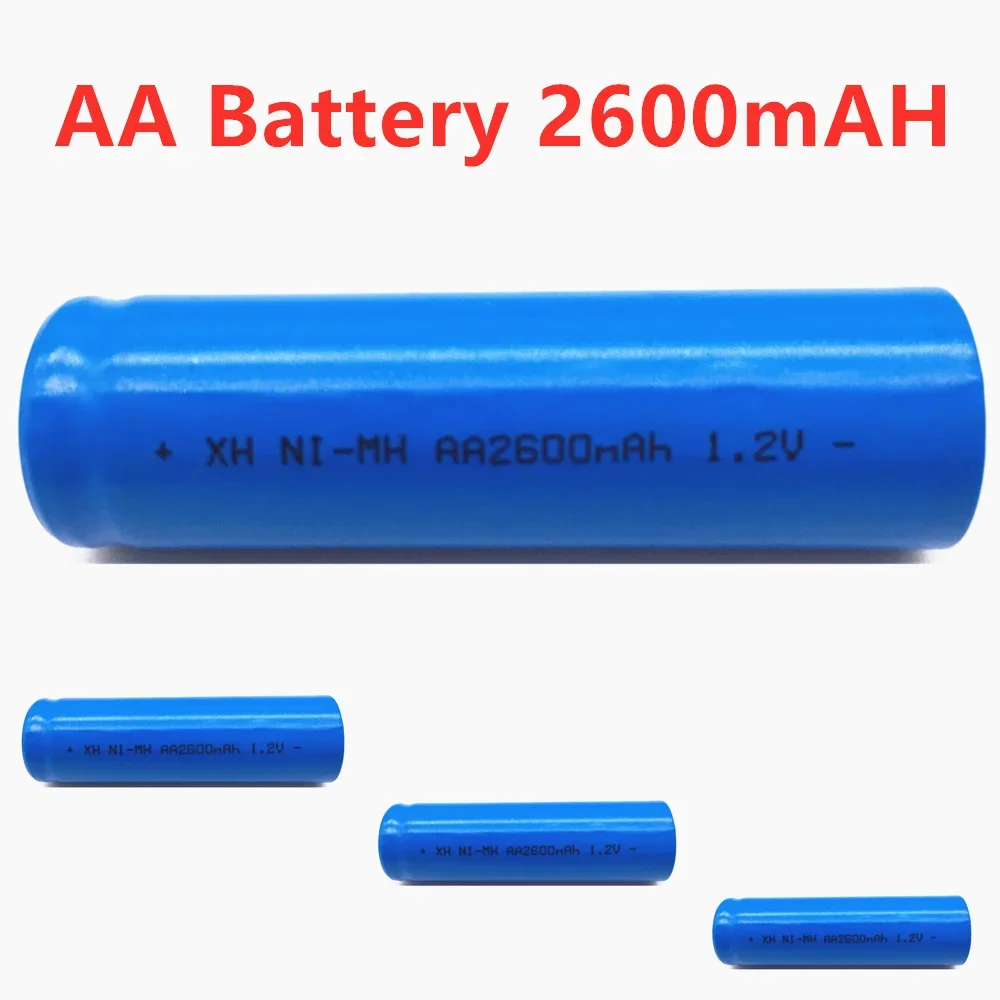 1.2v Ni-Mh AA Battery Rechargeable 2600mah AA Rechargeable Battery for Remote Control Microphone and Other Electronic Products