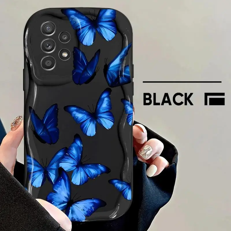 INS Retro Butterfly Phone Case for Samsung Galaxy A04 A05 A11 Core A21s A02 A03 A31 A10 A20 A30 A30 A50 A51 A71 4G 5G Soft Cover