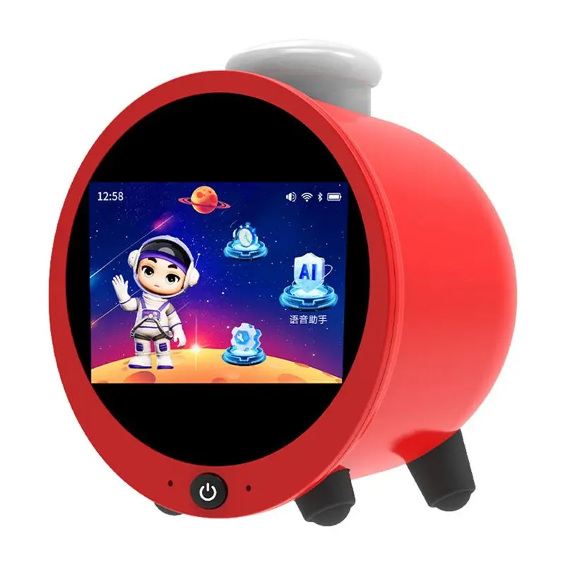 CYCLI-Interactive AI Sound Alarm Clock Featuring Wifi Dialogue Timer And LCD Touch Screen For Home Decor