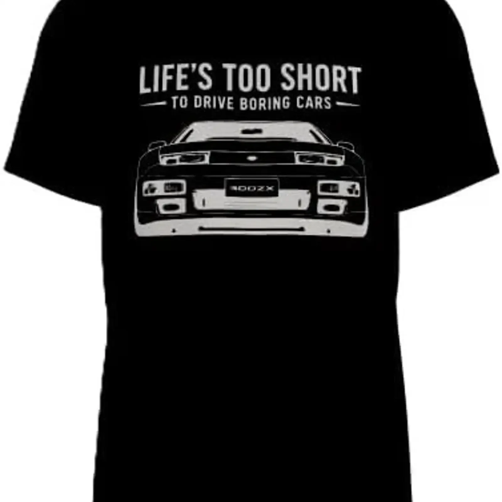 Lifes Too Short To Drive Boring Cars Retro JDM T Shirt vintage Washed Stretched Stylish Top For Everyday Wear Breathable Unisex