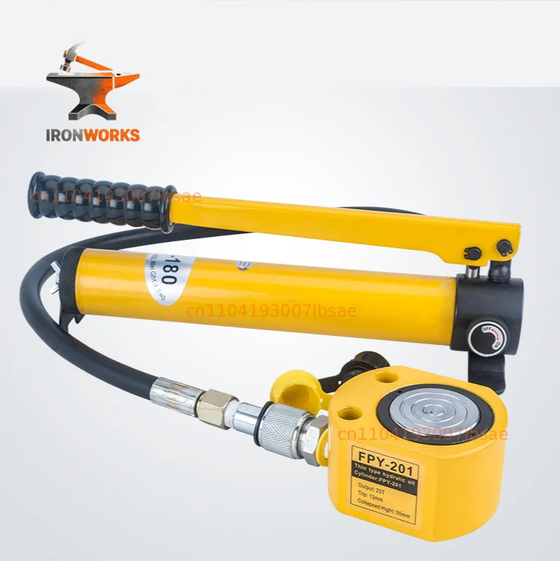 FPY-20T Electric Split Type with CP-180 Manual Hydraulic Pump Ultra-thin Hydraulic Jack Portable Electric Hydraulic Jack