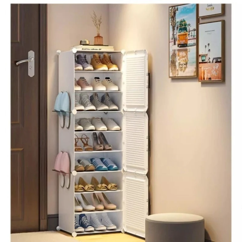 

Household Folding Wardrobe Simplicity Dustproof Storage Locke Closet Plastic Collapsible Clothes Cabinets Home Bedroom Furniture