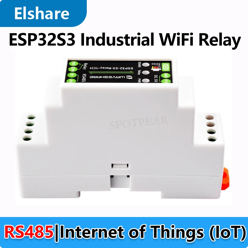 ESP32-S3 WiFi Industrial-Grade Relay IOT RS485 Communicator Bluetooth