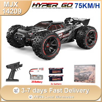 1/14 V2.0 MJX 14209 Hypergo Rc Remote Control Car 3S/2S Battery 4WD Off-road Racing RC Truck 2.4G Brushless Drift Car Electric