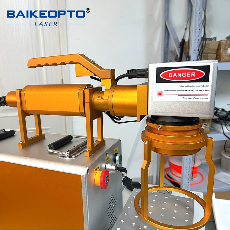 FM-400S 20W 30W portable fiber laser marking machine marking metals hand-held stainless steel color laser marking machine
