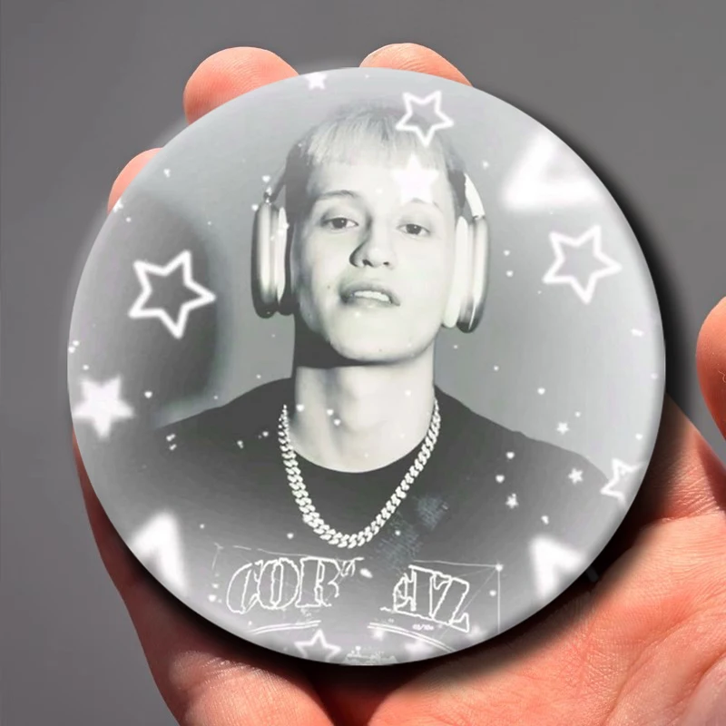 58mm Singer Kidd Voodoo Songs Soft Button Pin PONTE LOKITA Tas Texteandome Brooches Badge Bag Decor Fans Friend Gifts