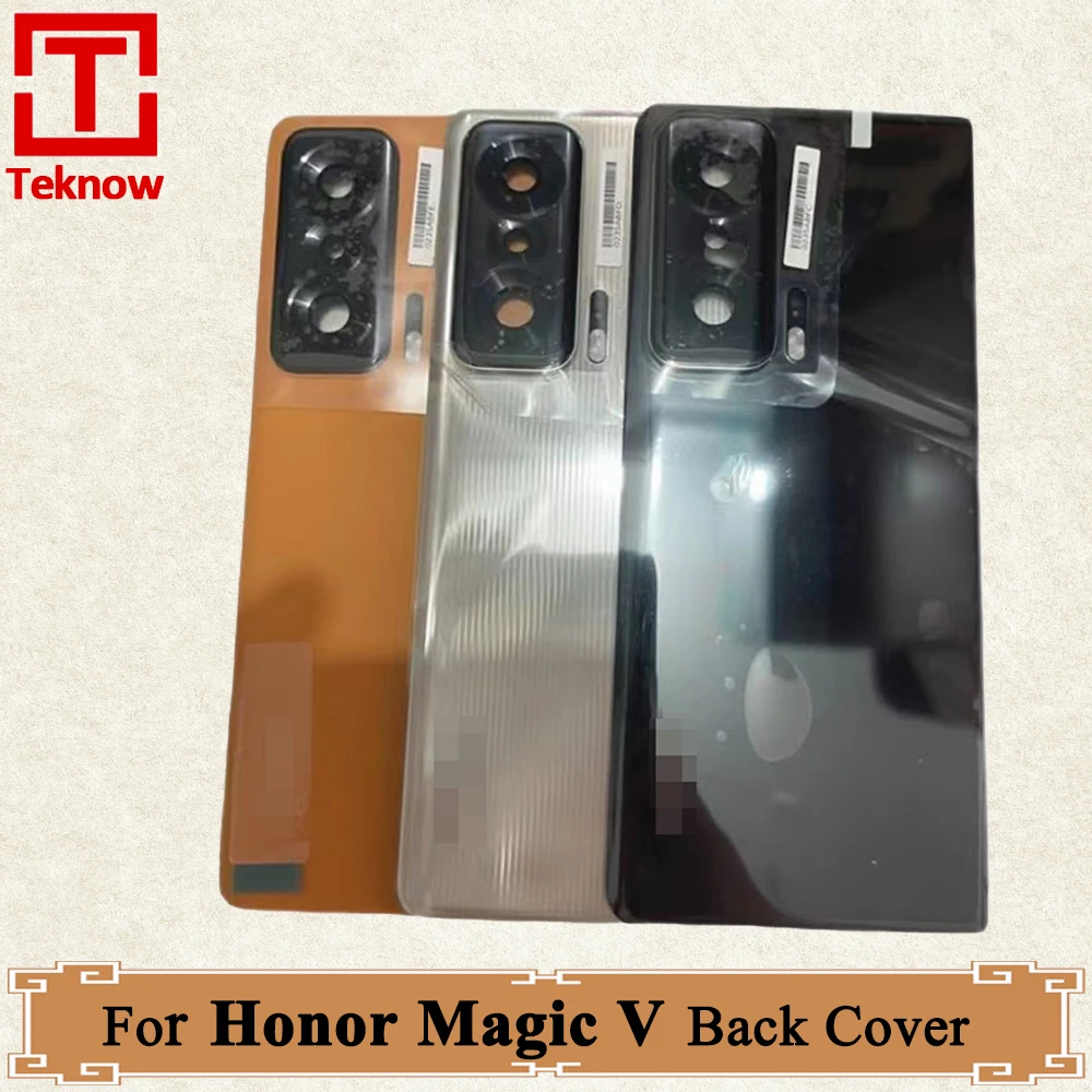 Original Housing For Huawei Honor Magic V Back Battery Cover Glass Door MGI-AN00 For Honor Magic V Rear Case Repair Replace