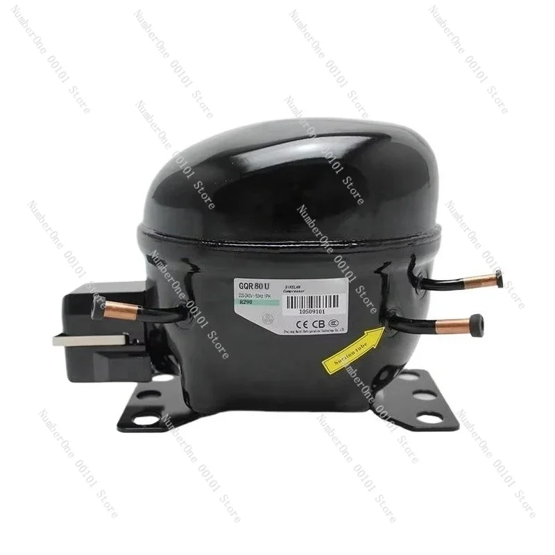 

GQR80UD refrigeration compressor, used for R290 refrigerant 60Hz 110/120V refrigerator compressor