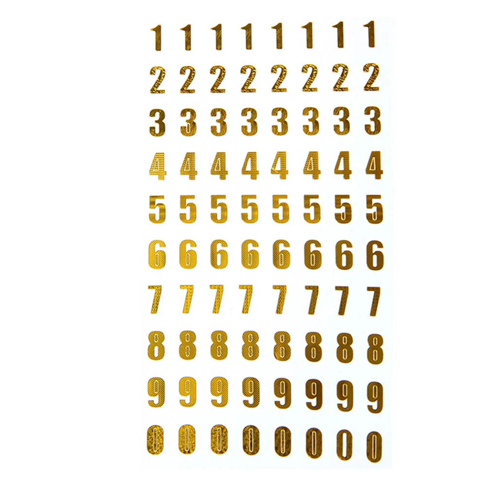 

3 Sheets Alphanumeric Stickers Durable Eco-Friendly Adhesive Decals Scrapbook Crafts Decoration Mini Letters Notebook Laptop