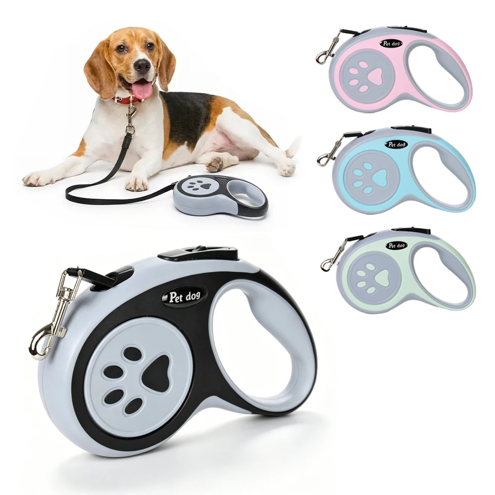 Automatic Retractable Dog Leash With Anti Slip Handle For Pets_voghion.com