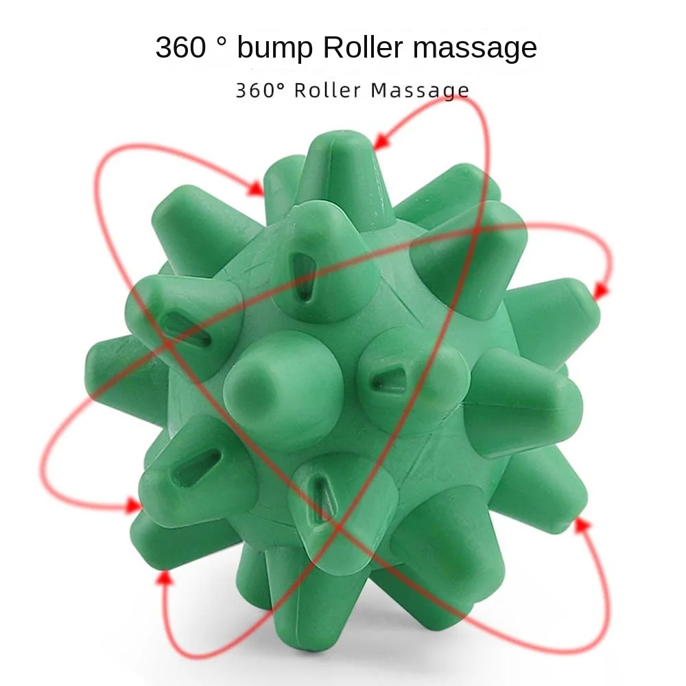 Foot Roller Fitness Massage Ball Yoga Equipment Hedgehog Shape Trigger Point Massage Plantar Acupoints Fasciitis Exercise Ball