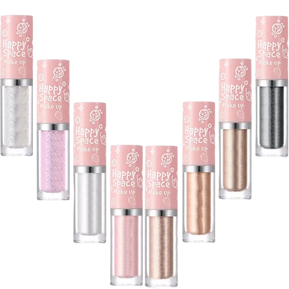 

8pcs Liquid Glitter Eyeshadow Sticks Glossy Eye Shadow Highlighter Longwear Waterproof Festival Cosplay Makeup