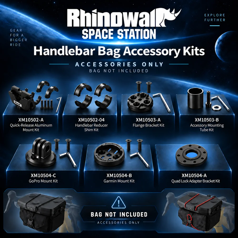 Rhinowalk Space Station Handlebar Bag Accessories For BKJ0951 Modular System Quick Release Base Cycling Travel Storage