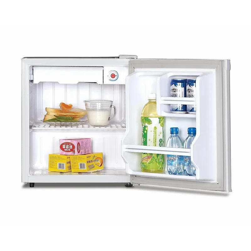 Sturdy 30L Single Door Portable Fridge Auto Defrost with US Plug Hotel Home Office Camping